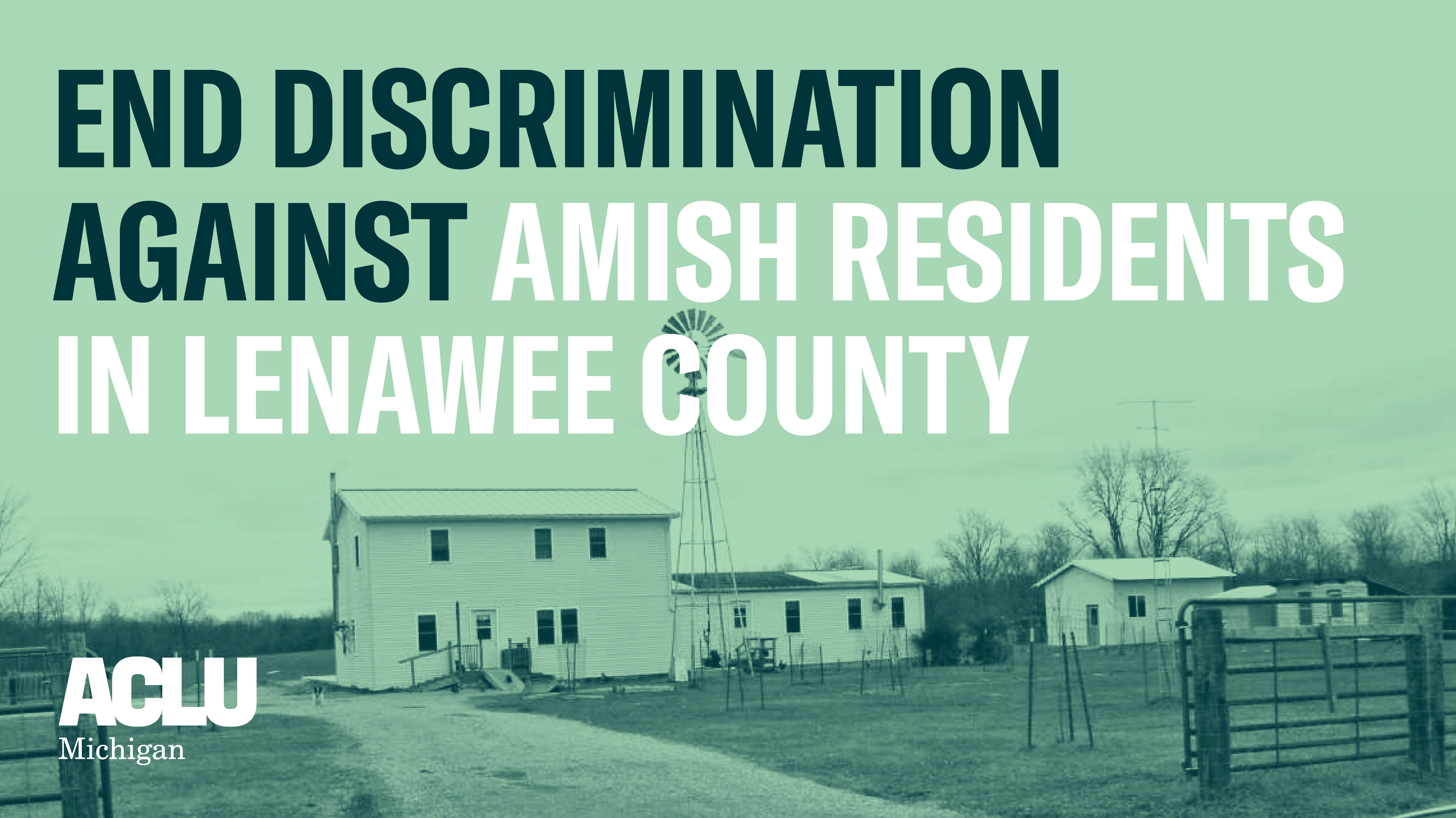 Tell Lenawee County Commissioners To End Discrimination Against Amish ...